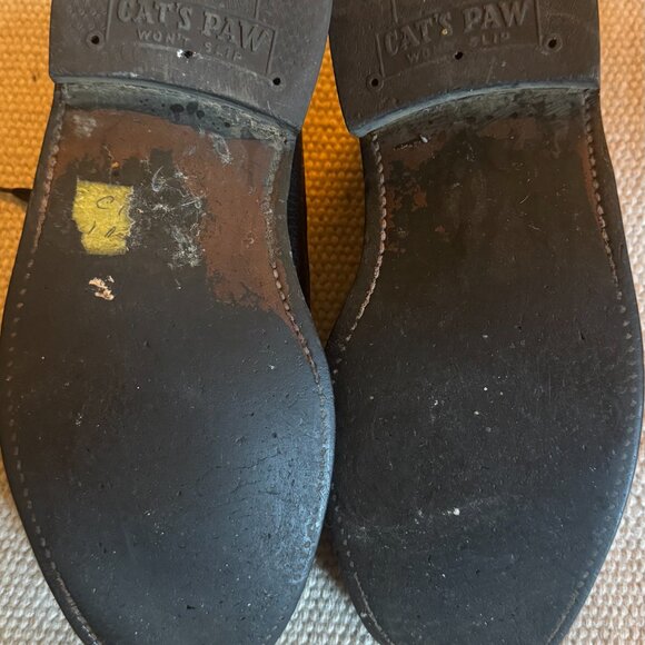Vintage Longwing Brogue Leather Shoes with Cat’s Paw Soles - Picture 5 of 7